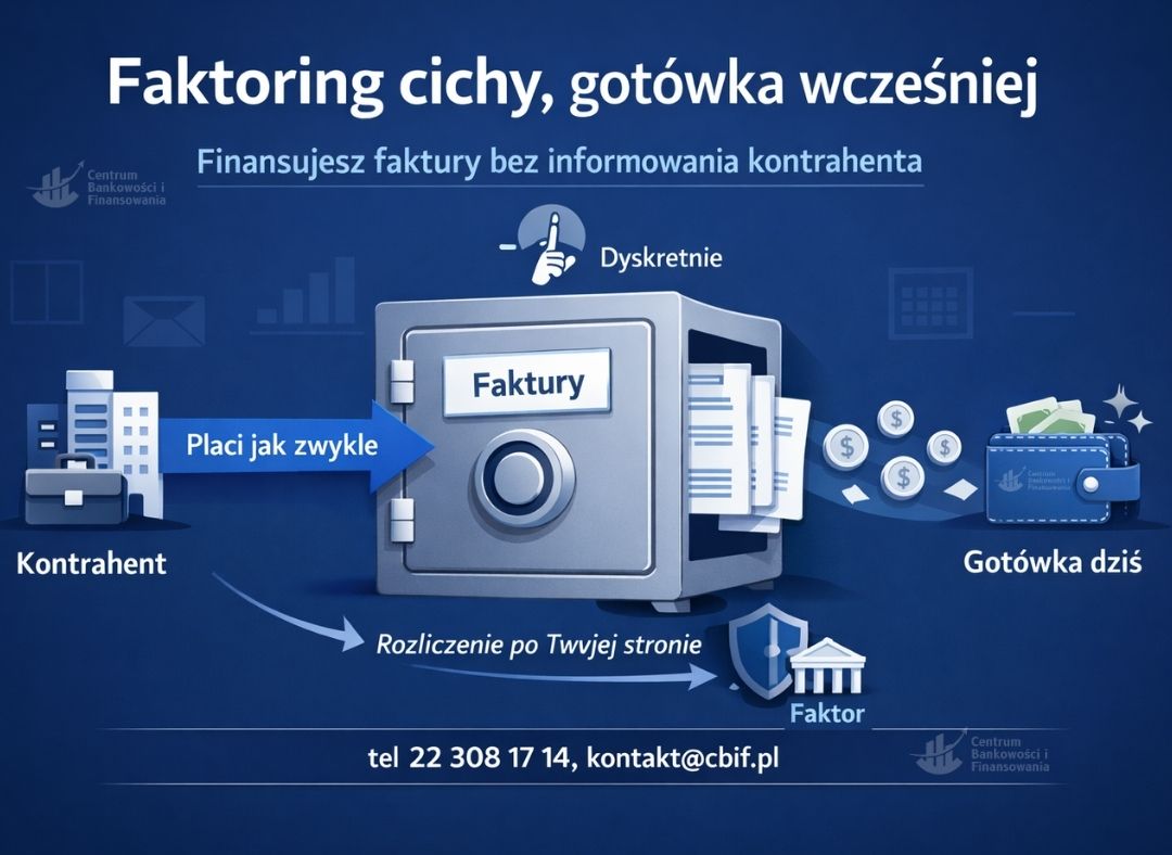 Cichy Faktoring, schemat dyskretnego finansowania faktur, CBiF