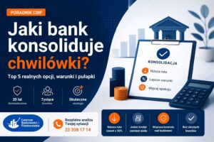 Jaki bank konsoliduje chwilówki, ekspert CBiF analizuje raport BIK klienta przed wnioskiem konsolidacyjnym